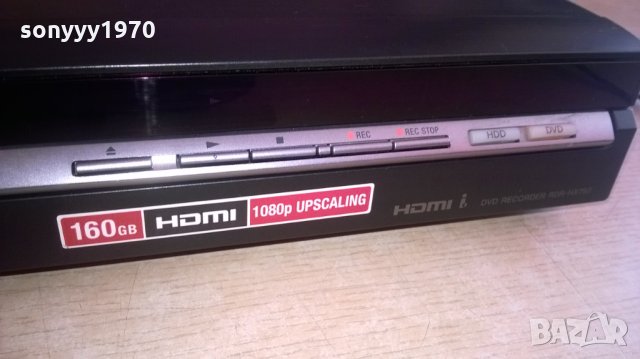 sony rdr/hdd-160gb+remote-hdmi/usb-recorder-внос швеицария, снимка 4 - Плейъри, домашно кино, прожектори - 24546223