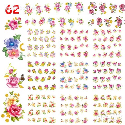 12в1 водни стикери за маникюр 62