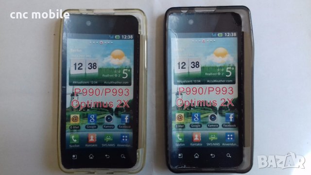 LG P990 - LG Optimus 2X калъф - силиконов гръб 