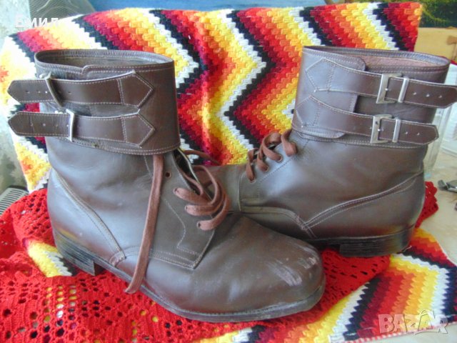 Колекционерски кожени офицерски обувки гети, снимка 2 - Колекции - 22465393