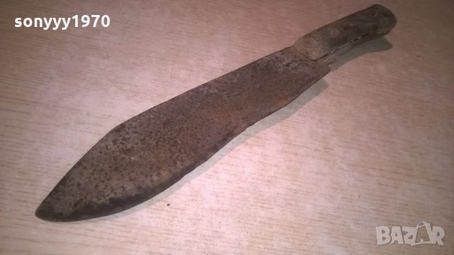 стар нож-антика-40х7см-метален с дървена дръжка