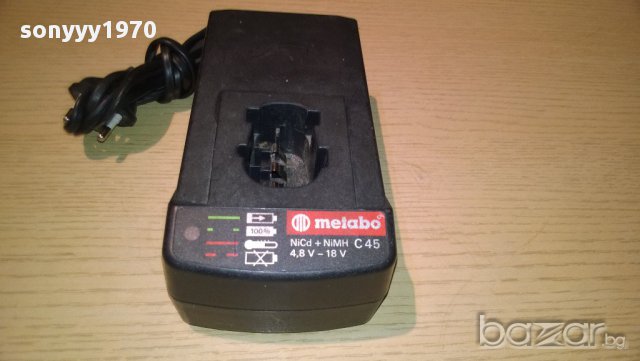 metabo-c45 4.8-18voltts/2amp-зарядно-внос швеицария, снимка 5 - Други инструменти - 11571423