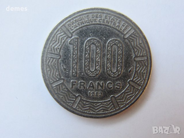 Конго - 100 франка, 1983 г.  (рядка)-367 m