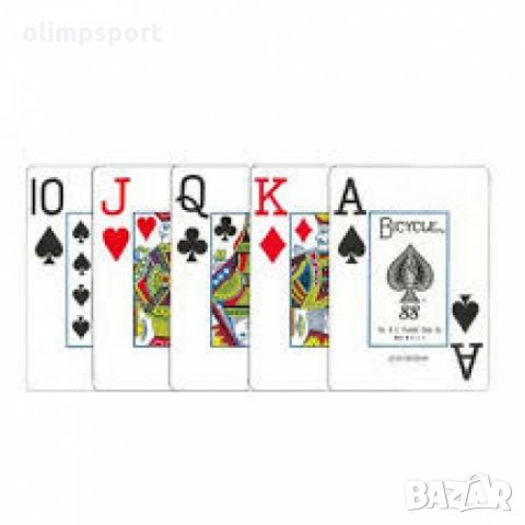 Карти за игра Bicycle покер размер. Jumbo (голям) индекс. нови оригинални в  Карти за игра в гр. Варна - ID22447866 — Bazar.bg