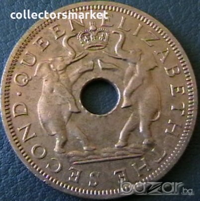 1 пени 1958, Родезия и Нийсланд