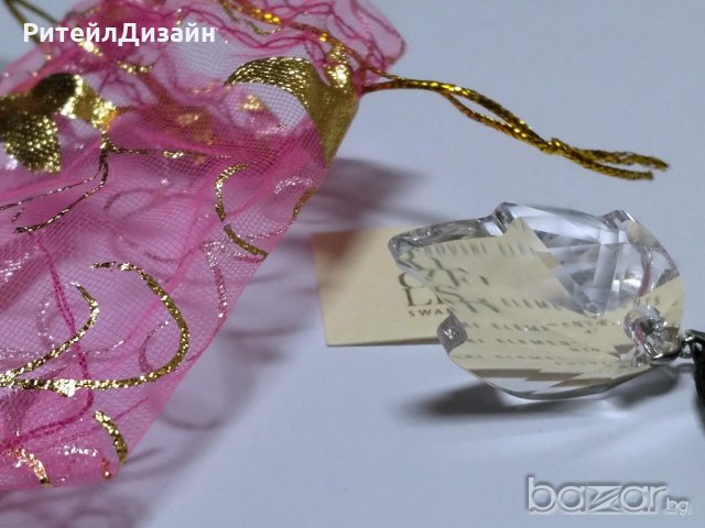 Колие SWAROVSKI - Лист Кристал, снимка 5 - Колиета, медальони, синджири - 20605697