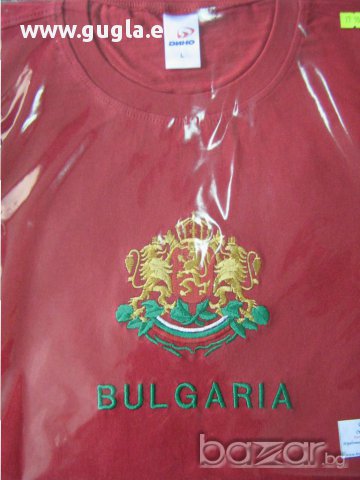 Тениска с Герб на България бродерия 