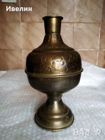 стара бронзова ваза, снимка 1 - Вази - 26115269