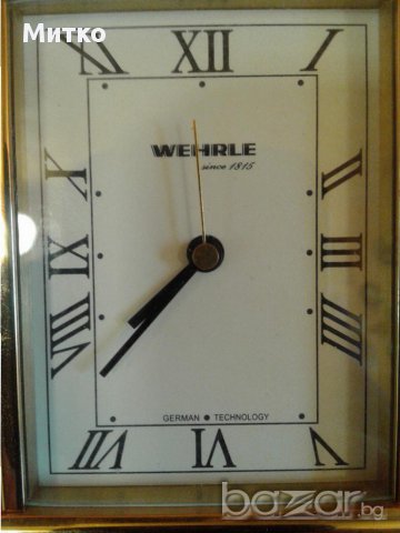 Настолен часовник от Германия, бронз, рядка находка, единствен в страната., снимка 4 - Стенни часовници - 14315933