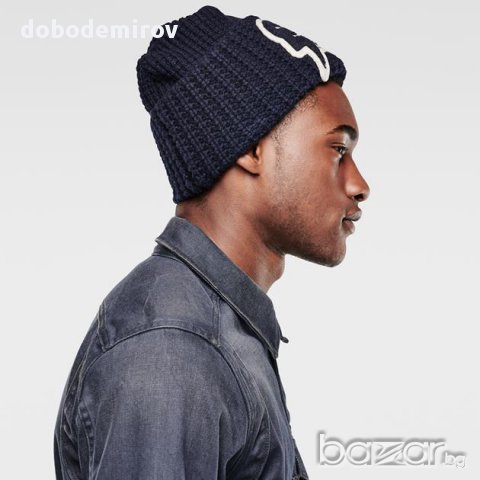 Нова мъжка шапка G Star Avisar Beanie, оригинал, снимка 2 - Шапки - 13475933