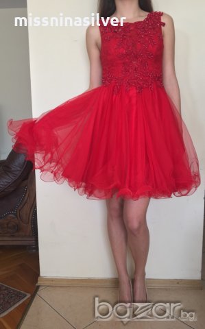 Бална  рокля в червено - НОВО!, снимка 10 - Рокли - 20842263