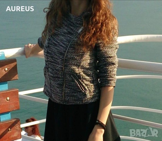 Яке пролет/ есен сив меланж