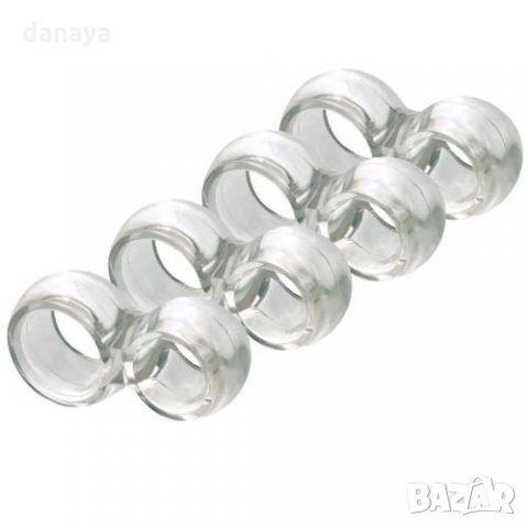 919 Прозрачен стопер за дръжка на врата 4 броя в комплект, снимка 9 - Други стоки за дома - 25314293