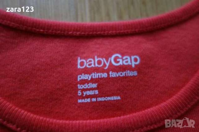 нова тениска GAP, 4-5г, снимка 3 - Детски тениски и потници - 25099649