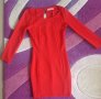 Червена рокля, размер М, снимка 1 - Рокли - 19642852