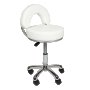 Козметичен/фризьорски стол - табуретка с облегалка Zen alto 49/62 см, снимка 1 - Друго оборудване - 24314742