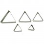5 триъгълника триъгълници метални резци форми за бисквитки фондан тесто украса декорация резец форма