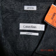 Мъжка риза къс ръкав Calvin Clain, снимка 5 - Ризи - 13465555