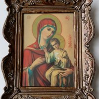 Св. Богородица с Младенеца, снимка 4 - Картини - 20859575
