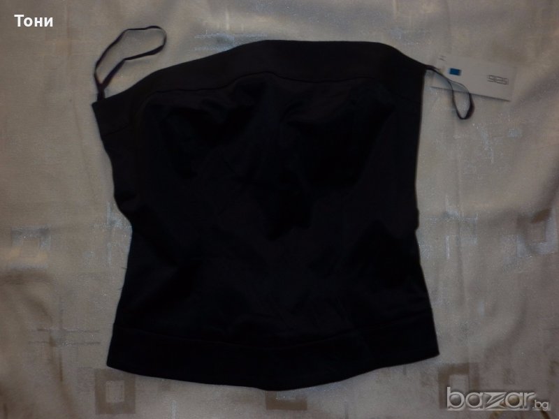 Късо лилаво бюстие сатен, снимка 1