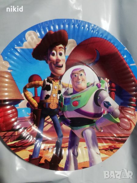 Играта на Играчките toy story 10 бр парти чинии чинийки, снимка 1