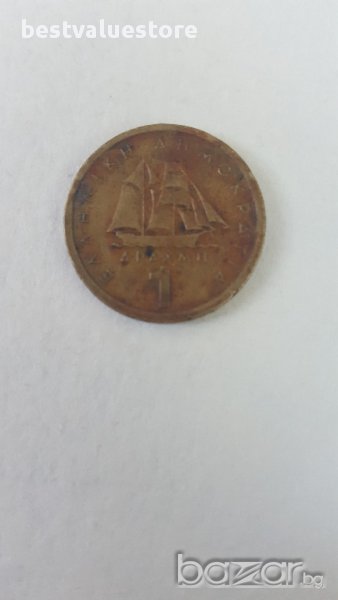 Монета От Една Драхма 1980г. / 1980 1 Drachma Coin KM# 116, снимка 1
