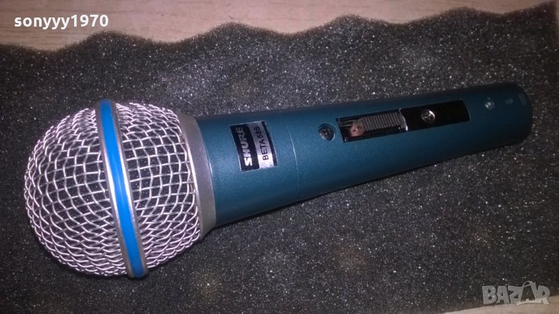 shure beta sm58s-mic-вокален-внос швеицария, снимка 1