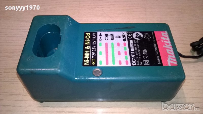 Makitta dc1411-зарядно за батерии-внос швеицария, снимка 1