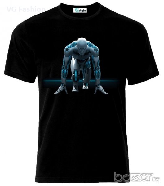 Мъжка тениска Robot Terminator Cyborg Art T-Shirt, снимка 1