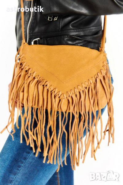 Чанта естествен велур MOHITO, снимка 1