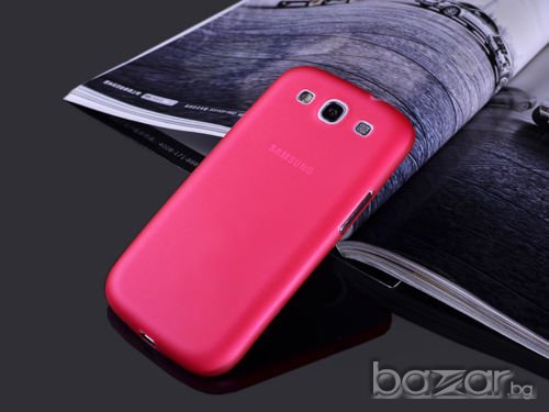 Твърд червен кейс за Samsung Galaxy S3 I9300 ,I9301Neo,I9305 - 0,3 мм, снимка 1