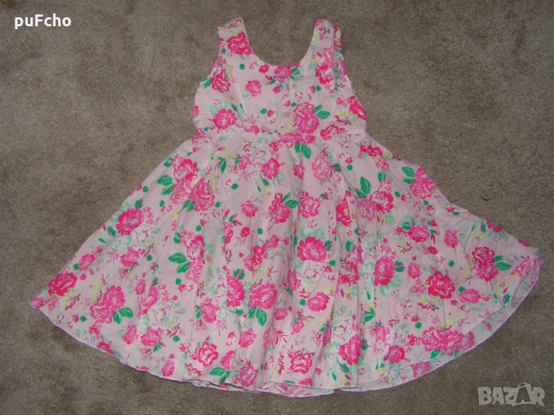 Намалена! Рокля Benetton за 7-8 г., снимка 1