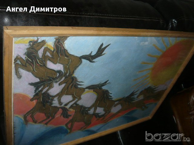 Прекрасна картина см. техника Лаура Кей Уолкер 1983 г., снимка 4 - Картини - 16741294