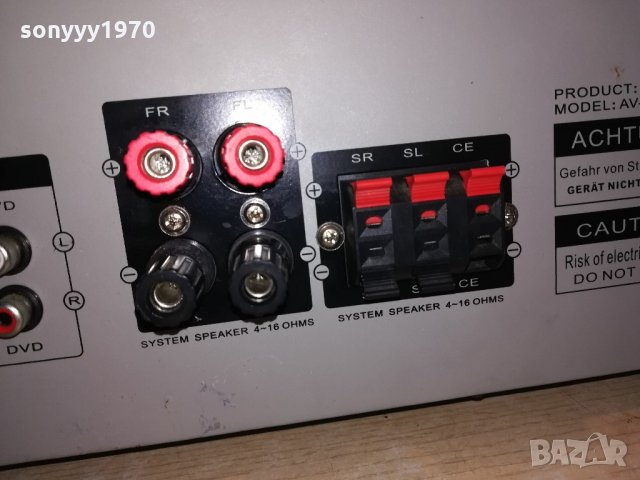 mc Voice av-698 hifi amplifier-germany-внос швеицария, снимка 17 - Ресийвъри, усилватели, смесителни пултове - 21572660