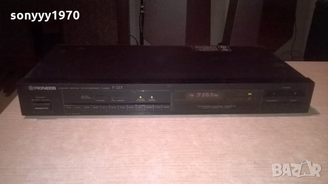 pioneer f-223 stereo tuner-made in japan-внос англия, снимка 3 - Ресийвъри, усилватели, смесителни пултове - 23864930