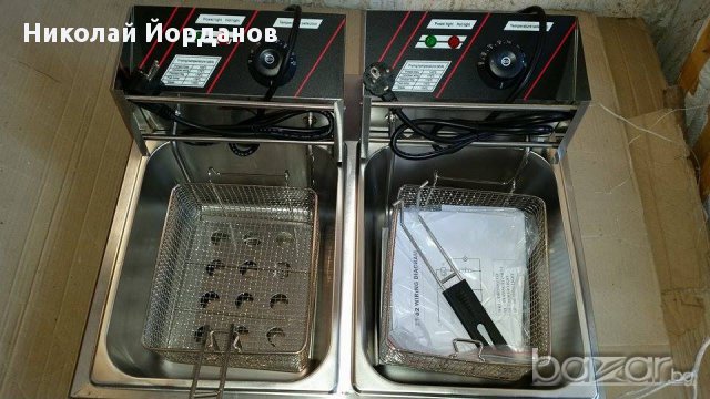 ФРИТЮРНИК ПРОФЕСИОНАЛЕН ДВОЕН, снимка 2 - Обзавеждане за заведение - 13039955