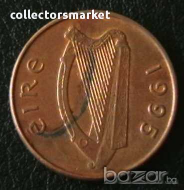1 пени 1995, Ирландия, снимка 2 - Нумизматика и бонистика - 14453416