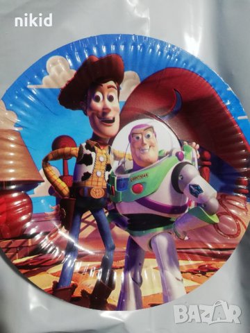 Играта на Играчките toy story 10 бр парти чинии чинийки