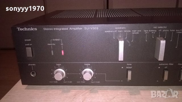 technics su-v303 stereo amplifier made in japan-внос швеицария, снимка 9 - Ресийвъри, усилватели, смесителни пултове - 21759932