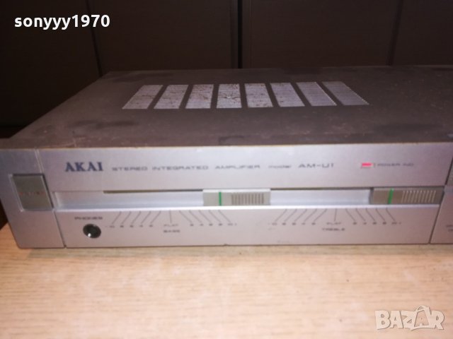 akai amplifier-made in japan-внос англия, снимка 8 - Ресийвъри, усилватели, смесителни пултове - 21604447