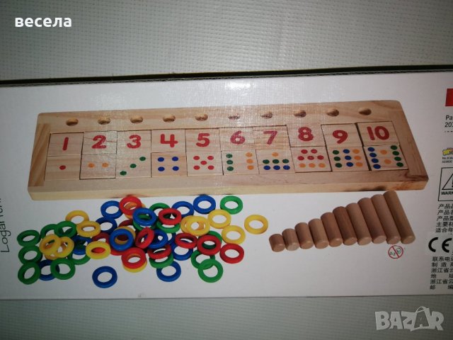 Дървена игра за деца над 3години, снимка 1 - Образователни игри - 23628059