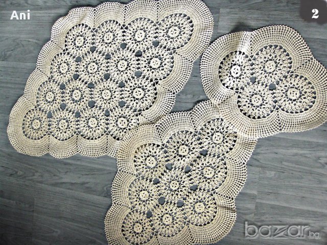 Ръчно плетени декоративни карета на една кука , снимка 8 - Декорация за дома - 15784628