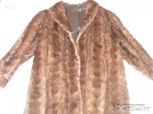 Дамско кожено палто от визон, снимка 2 - Палта, манта - 11751626