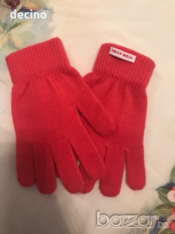 Розови зимни ръкавички Tally Weijl + Шал Комплект