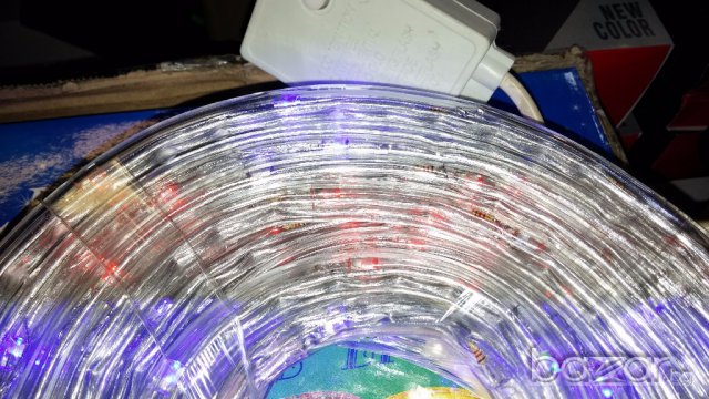 Коледни лампички - силиконов маркуч 10 метра -многоцветен, снимка 11 - Осветление - 12796189