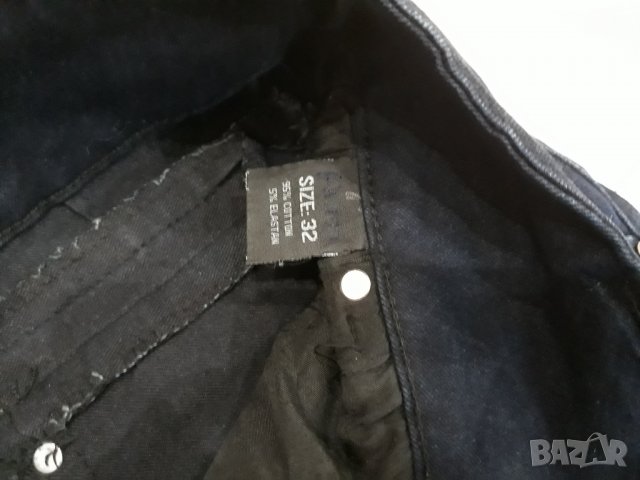 Тъмно сини дамски дънки марка Fanco Jeans, снимка 5 - Дънки - 24023857