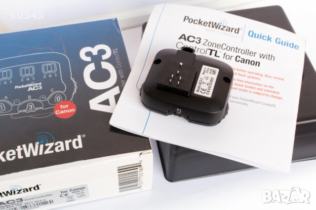 Pocket Wizard AC3 за Canon - за синхронизатор Pocketwizard Канон, снимка 12 - Светкавици, студийно осветление - 23437399