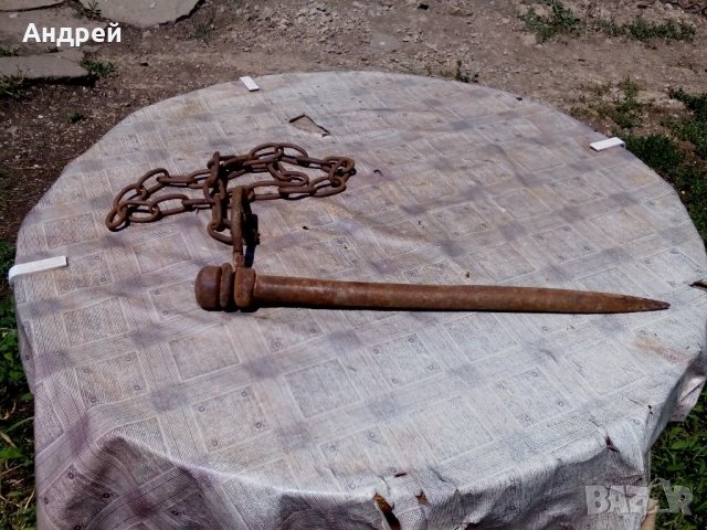Старинна побивачка,побивало за добитък