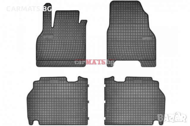 Гумени стелки за Renault Kangoo (2008+) - 4 бр.