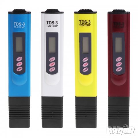 TDS meter - Уред за измерване на чистота на водата - ПРОМО + батерии, снимка 2 - Други инструменти - 20665877